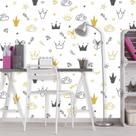 Papel De Parede Autoadesivo Teen Princess Encantado
