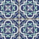 Papel de Parede Autoadesivo Vinílico Reforma Azulejo Português Colonial Ladrilho Azul Cozinha Banheiro