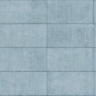 Papel de Parede Autoadesivo Vinílico Reforma Bloco Cimento Azul Rústico Lajota Banheiro Lavabo