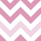 Papel de Parede Autoadesivo Vinílico Reforma Chevron Rosa Branco Quarto Infantil Menina