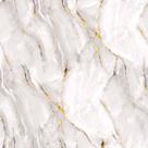 Papel de Parede Autoadesivo Vinilico Reforma Mármore Marmorizado Dourado Branco Cozinha Banheiro