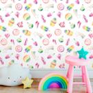 Papel de Parede Autocolante Baby Arco Íris Doce 270