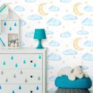 Papel de Parede Autocolante Baby Céu Encantado 270