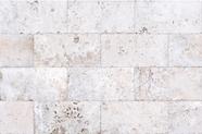 Papel de Parede autocolante - Estilo Pedras Geométricas Brancas - Vinil