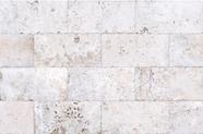 Papel de Parede autocolante - Estilo Pedras Geométricas Brancas - Vinil