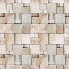 Papel de Parede autocolante - Estilo Pedras geométricas quadradas Bege