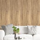 Papel de Parede Autocolante Imita Madeira Painel Amadeirado Lavável
