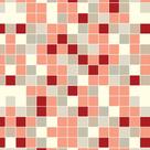 Papel de parede autocolante pastilhas em tons degradê do salmon ao vermelho ref: dppa03