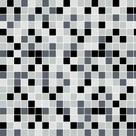 Papel de Parede Autocolante Pastilhas Quadriculada Cinza Com Alguns Quadrados Preto E Branco Papel de Parede Autocolante Pastilhas Quadriculada Cinza Com Alguns Quadrados Preto E Branco