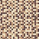 Papel de Parede Autocolante Pastilhas Quadriculada Marrom E Bege