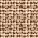 Papel de Parede Autocolante Pastilhas Quadriculadas Em Tons De Marrom E Bege Escuro Linhas Brancas