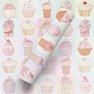 Papel De Parede Autocolante Sala Cupcakes Colorido Doce