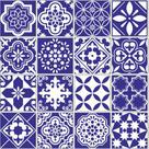 Papel De Parede Azulejo Clássico Azul - 3,00x0,50m