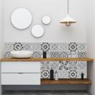 Papel De Parede Azulejo Hidráulico Estilo Cimento Papel De Parede Azulejo Hidráulico Estilo Cimento