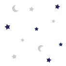 Papel De Parede Baby Lua E Estrelas