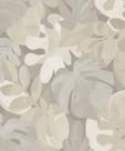 Papel de Parede Belize Folhagem Cinza e Bege PH3004