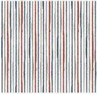 Papel De Parede Bobinex Revoada - Listra Aquarela Azul, Cinza E Vermelho 4425