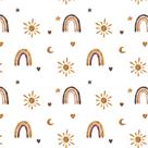 Papel de Parede Boho Infantil Adesivo Autocolante para Quarto Sala Papel de Parede Boho Infantil Adesivo Autocolante para Quarto Sala