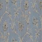 Papel de Parede Bolero Floral Azul para Quarto, Sala ou escritório Vinílico Lavável Decorange