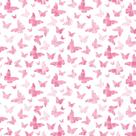 Papel de Parede Borboletas Rosa para Quarto Infantil 2,70x0,