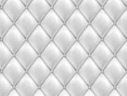 Papel de Parede Capitone Couro Cinza Claro 3D Cabeceira