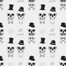 Papel de Parede Caveira 2,70x0,57m
