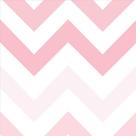 Papel De Parede Chevron Baby Com Tons De Rosa - 1,50x0,50m