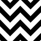Papel De Parede Chevron Branco E Preto - 3,00x0,50m