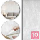 Papel De Parede Cimento Queimado Claro 10m x 45cm Autocolante Lavável Ideal Para Sala e Quarto Papel De Parede Cimento Queimado Claro 10m x 45cm Autocolante Lavável Ideal Para Sala e Quarto