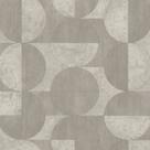 Papel de Parede Concrete Geométrico Cinza 521351