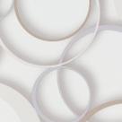 Papel de Parede DDD em 3D MAX 28301 Círculos - Rolo: 10m x 0,53m Papel de Parede DDD em 3D MAX 28301 Círculos - Rolo: 10m x 0,53m