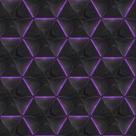 Papel de Parede Decorativo 3D Hexagonal Borda Luminosa 3,30m Papel de Parede Decorativo 3D Hexagonal Borda Luminosa 3,30m