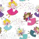 Papel de Parede Decorativo Baby Para Meninas Fadinhas Coloridas 1,5m