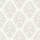 Papel de Parede Decorativo Damask Clássico Em Dois Tons de Bege 3,3m Papel de Parede Decorativo Damask Clássico Em Dois Tons de Bege 3,3m