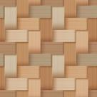 Papel de Parede Decorativo Madeira 3D Trançada Clara 3,3m