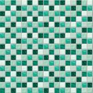 Papel De Parede Decorativo Pastilhas Em Tons De Verde 2,50m