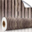 Papel de Parede Decorativo Ripado Marrom Mescla 10m