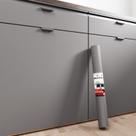 Papel de parede Decotalk Solid Grey 30x1000cm Peel and Stick Vinyl