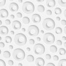 Papel de Parede Efeito Gesso 3D Geométrico Círculo 1 18m