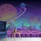 Papel de Parede Espaço Planetas Nave Infantil Sala Painel - 374pcp Papel de Parede Espaço Planetas Nave Infantil Sala Painel - 374pcp