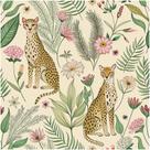 Papel de parede floral Floralplus Peel & Stick Cheetah 44x1000 cm