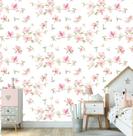 Papel De Parede Floral Lindo Delicado Clássico Quarto Sala