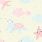 Papel de Parede Fundo do Mar para Quarto de Bebê 57x270cm