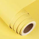 Papel de parede FunStick amarelo brilhante autoadesivo 30cm x 5m