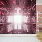Papel de Parede Gamer Scifi Painel 3D Video Game 4 rolos 6m² Papel de Parede Gamer Scifi Painel 3D Video Game 4 rolos 6m²