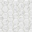Papel de Parede Geométrico 3D Hexagonal Mármore 2,50m Papel de Parede Geométrico 3D Hexagonal Mármore 2,50m