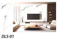 Papel de parede Grosso Rolo Adesivo para cozinha quarto Brilhante Lavável Mármore gelo 3M x60cm