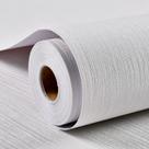 Papel de parede Haimin Grasscloth texturizado branco 61 cm x 10 m PVC Papel de parede Haimin Grasscloth texturizado branco 61 cm x 10 m PVC