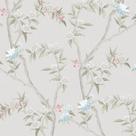 Papel de Parede Hana Floral Cinza 19002