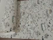 Papel de parede importado infantil limpável mapa cinza. Papel de parede importado infantil limpável mapa cinza.